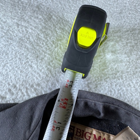 Vintage Big Mac Made in USA Medium 15/15.5 Gray Button Up Short Sleeve Shirt - Picture 5 of 7